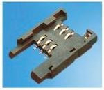 7111S1615A01LF, Connectors for Portable Environments, w/ switch, 6 contacts Lead Free