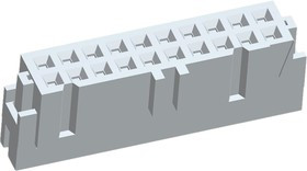2-215915-0, 20-Way IDC Connector Socket for Cable Mount, 2-Row