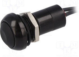 IPR1FAD2, Pushbutton Switches Latching actn pshbtn wire leads; rnd/crv