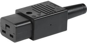 3-109-088, AC Power Plugs &amp; Receptacles 0104U APPLIANCE OUTLET FOR CABLE 16A 70+/-