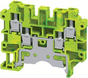 Клемма заземляющая с 4-мя контактами винтовая OptiClip CMCG-4-QUATTRO- PE-I-(0.2-4)-PEN КЭАЗ 331801