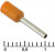 KLS8-01108-E0508 orange (DN00508) (LT05008), Наконечник 0.5мм² оранжевый