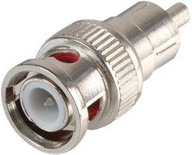 PSG08669, Переходник разъема, RCA / Phono, 1 вывод(-ов), Штекер, BNC Коаксиальный, 1 вывод(-ов), Штекер