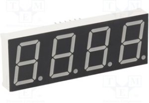 KW4-802AGB, Дисплей: LED, 7-сегментный, 20,4мм, 0,8", II.зн: 4, желто-зеленый KW4-802AGB, Дисплей: LED, 7-сегментный, 20,4мм, 0,8", II.зн: 4, желто-зеленый