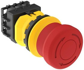 SSA-EB1P-11, Emergency Stop Switches / E-Stop Switches SSA-EB1 Panel-mount Emergency Stop Push Button; 40 mm Actuator; Contacts: 1NC/1NO; Sc