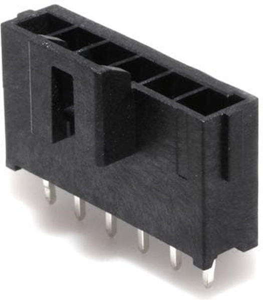 172286-1206, Conn Wire to Board HDR 6 POS 3.5mm Solder ST Thru-Hole Tray