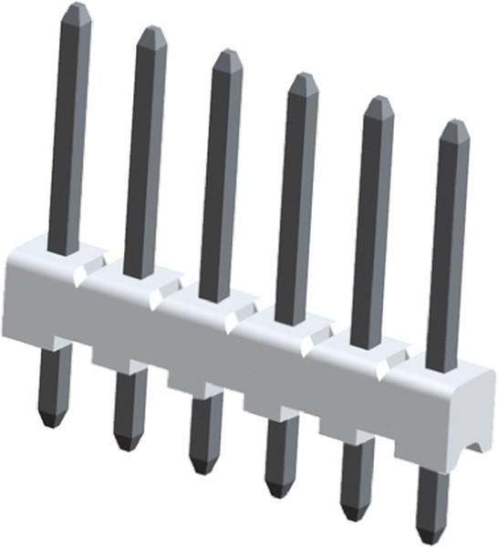 3-644456-7, Headers &amp; Wire Housings NARROW FLT HDR 7P Straight Post