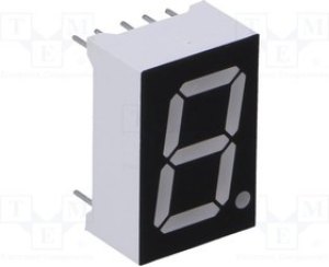 OPD-S5621LR-BW, Дисплей: LED, 7-сегментный, 14,2мм, 0,56", II.зн: 1, красный, 35мкд OPD-S5621LR-BW, Дисплей: LED, 7-сегментный, 14,2мм, 0,56", II.зн: 1, красный, 35мкд