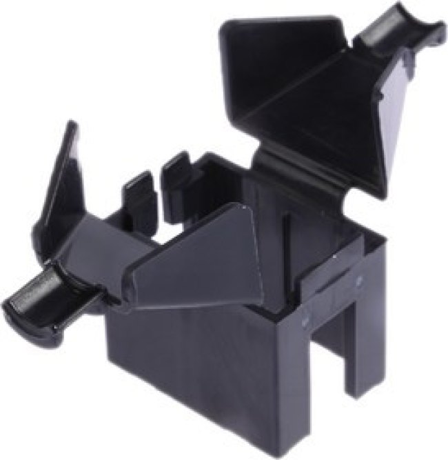TST12AH00 / 192923-5980, TSTRECT Series ABS D Sub Backshell, 12 Way TST12AH00 / 192923-5980, TSTRECT Series ABS D Sub Backshell, 12 Way