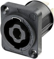 NTR-NL4MP, Гнездо, для громкоговорителей, "папа", PIN: 4, 30А, 250В NTR-NL4MP, Гнездо, для громкоговорителей, "папа", PIN: 4, 30А, 250В