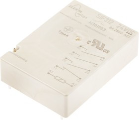 SIF 312 24VDC, PCB Mount Force Guided Relay, 24V dc Coil Voltage, 3PST, SPST