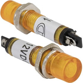 L-814-Y 12V, Светодиод в корпусе L-814-Y, 12 В, желтый