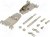 DS1047-09M2L1-N, Корпус для разъемов D-Sub, прямой, экранированный, UNC4-40