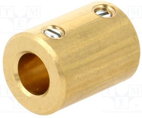GA720.64, Adapter; латунь; Oоси: 6мм; медный; Ось: гладкая