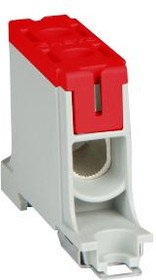 2016061625, Conn High-Current Terminal Block 2 POS Screw DIN Rail 230A/Contact Bulk