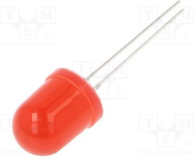 OSR5PAA134A-12V, LED; 10mm; red; 1120?1560mcd; 30°; Front: convex; 12V; Pitch: 2.54mm OSR5PAA134A-12V, LED; 10mm; red; 1120?1560mcd; 30°; Front: convex; 12V; Pitch: 2.54mm