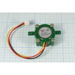 Датчик потока жидкости, 7x12, 2МПа, зеленый, YF-S401