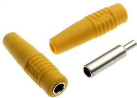 Z041 4mm Cable jack YELLOW