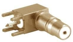 85_QMA-50-0-3/111_NH, RF Connectors / Coaxial Connectors QMA right angle PCB jack(f)