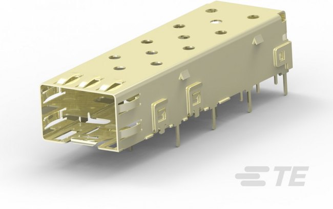 2227303-1, I/O Connectors CAGE ASSEMBLY, SFP, .140 SOLDE