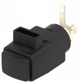 SDK5230-SW, Зажим лабораторный, черный, 60ВDC, 16А, винтами, никель, полиамид