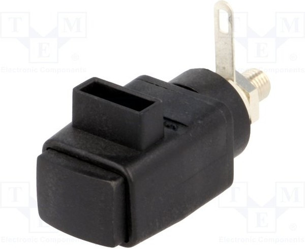 SDK5230-SW, Зажим лабораторный, черный, 60ВDC, 16А, винтами, никель, полиамид SDK5230-SW, Зажим лабораторный, черный, 60ВDC, 16А, винтами, никель, полиамид