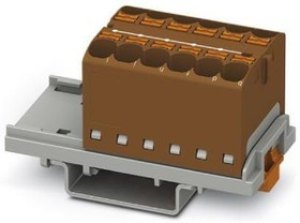 3273690, DIN Rail Terminal Blocks PTFIX 12X4-NS35A BN
