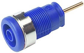 972359102, Blue Female Banana Plug Solder 1000V ac/dc 972359102, Blue Female Banana Plug Solder 1000V ac/dc