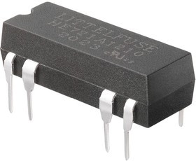 HE721C0500, Герконовое реле, SPDT, 5 В DC, Серия HE700, Сквозное Отверстие, 200 Ом, 250 мА