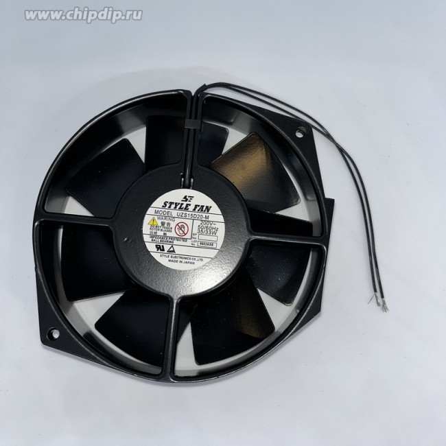 Вентилятор Style Fan UZS15D20-M 200V 35/33W 170x150x38 172x150x38 2pin железный с ушами Вентилятор Style Fan UZS15D20-M 200V 35/33W 170x150x38 172x150x38 2pin железный с ушами