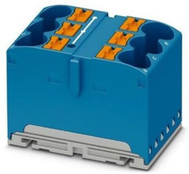 1082493, Fixed Terminal Blocks PTFIX 6X10/S-G BU