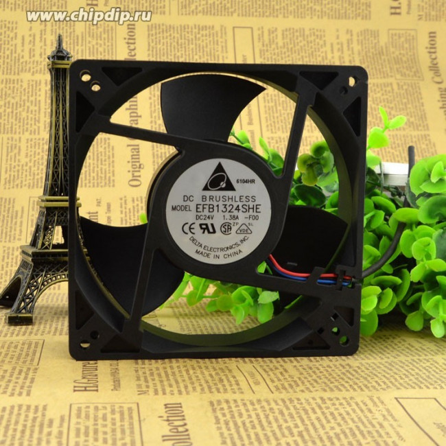 Вентилятор Delta Electronics EFB1324SHE 127x38мм 24V 1.38A