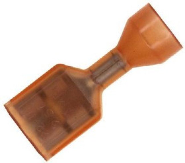 2-520263-4, TERMINAL, FEMALE DISCONNECT, 0.25IN, RED