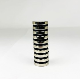 Неодимовый магнит диск 15x3 мм, N35 - 10шт. NdFeB 15x3 N35