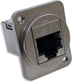 EHRJ45D6AS440, Modular Connectors / Ethernet Connectors RJ45 CAT6A Shielded D/C Hsg #4-40 Tapped EHRJ45D6AS440, Modular Connectors / Ethernet Connectors RJ45 CAT6A Shielded D/C Hsg #4-40 Tapped