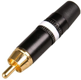NYS 373-9, Штекер RCA на кабель белый NYS 373-9, Штекер RCA на кабель белый