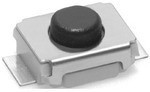 B3U1000PM, Switch Tactile N.O. SPST Round Button Gull Wing 0.05A 12VDC 1.5N SMD T/R B3U1000PM, Switch Tactile N.O. SPST Round Button Gull Wing 0.05A 12VDC 1.5N SMD T/R