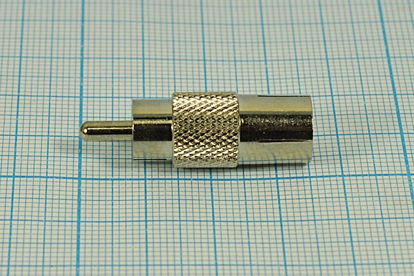 Разъем RCA вилка разъем TV розетка, металл