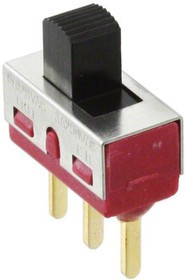 1101M2S3CGE2, Переключатель: движковый, Пол: 2, SPDT, 6A/120ВAC, 0,4A/28ВDC