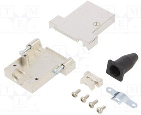 DTSL15-RG-SJS-T-K, Корпус для разъемов D-Sub, D-Sub 15pin, D-Sub HD 26pin, прямой