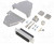DCRP25-DBCP-CF65, Разъем D-Sub; PIN: 25; вилка; "папа"; обжим; на провод; черный DCRP25-DBCP-CF65, Разъем D-Sub; PIN: 25; вилка; "папа"; обжим; на провод; черный
