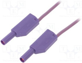 SLK410-E/SIL-20026, Измерительный провод, 19А, с осевым гнездом 4мм, Uном: 1кВ, Дл: 2м SLK410-E/SIL-20026, Измерительный провод, 19А, с осевым гнездом 4мм, Uном: 1кВ, Дл: 2м