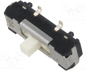 CL-SB-13B-01, Переключатель: движковый, Пол: 2, SP3T, 0,2A/12ВDC, ON-ON, -40-85°C