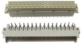 5159009486394111LF, DIN 41612 48 Way 5.08mm Pitch, Type F, Right Angle DIN 41612 Connector, Plug