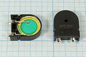 Излучатель звука пьезокерамический без генератора (1~30)В, Резонансная 2кГц защита зп 22x 7 x27\1~30