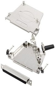 6355-0046-14, DC-37 Socket D-Sub Connector Kit, Zinc