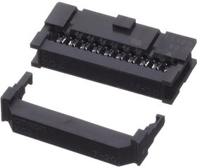 XG4M-2030-T, Rectangular MIL Spec Connectors Socket+StrainRelief Set 20Pin 1Polar