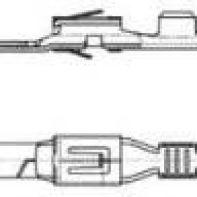 962884-1, Automotive Connectors FLACHSTECK 2 8 SPEZ