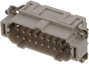 936010259, Heavy Duty Power Connector Module, 16A, Male, Copper Alloy Series, 16 Contacts 936010259, Heavy Duty Power Connector Module, 16A, Male, Copper Alloy Series, 16 Contacts