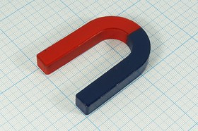 Магнит подкова ( U-образный) 13623 магнитU 70,x50,0x12(s12x12)\ U-образный\\фер\\кр/си